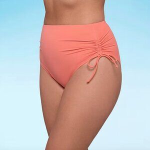 S3 Swim Womens Lined High Waist Bikini Swimsuit Bottom , Watermelon Sz L
